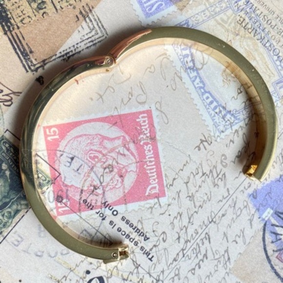 J. CREW Factory Navy Gingham Bangle - Picture 4 of 8